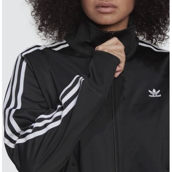 Adidas Original Black Track Jacket with three stripe size small - Picture 3 of 9